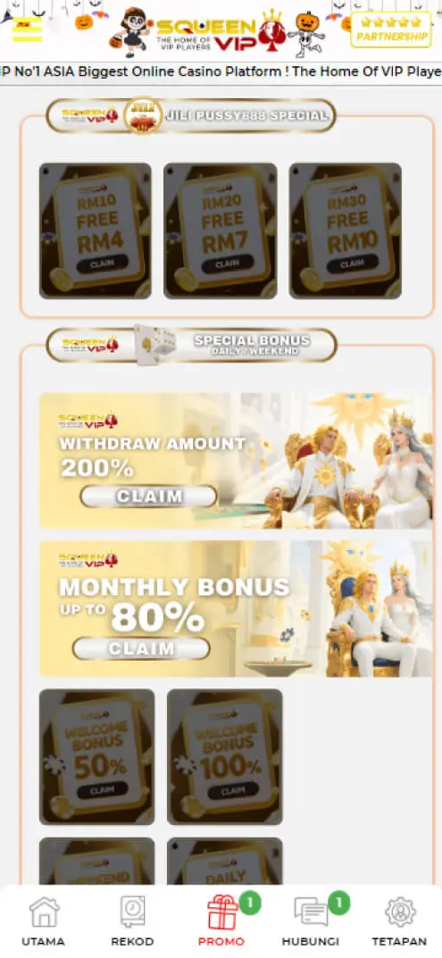 Claim Bonus