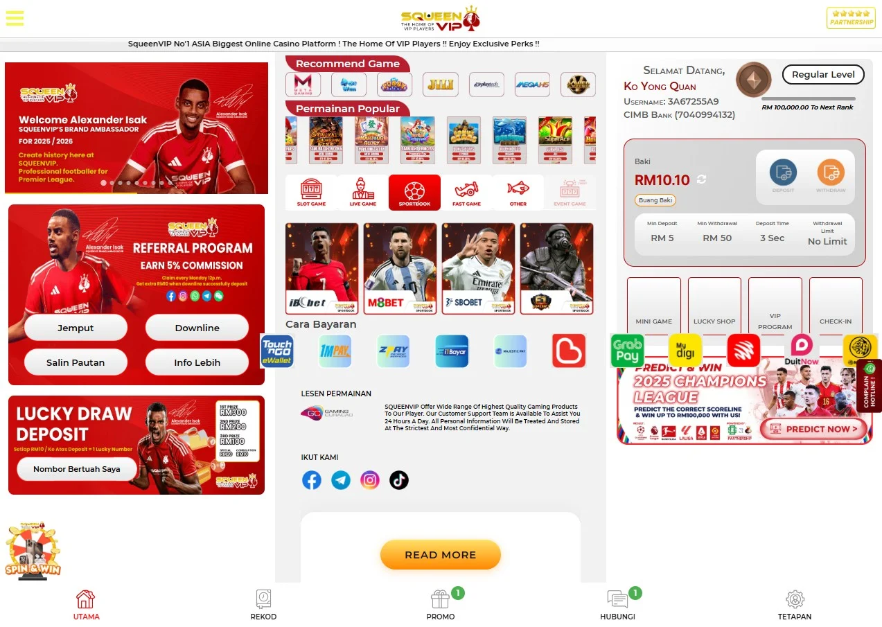 Select Sport Step (Desktop)