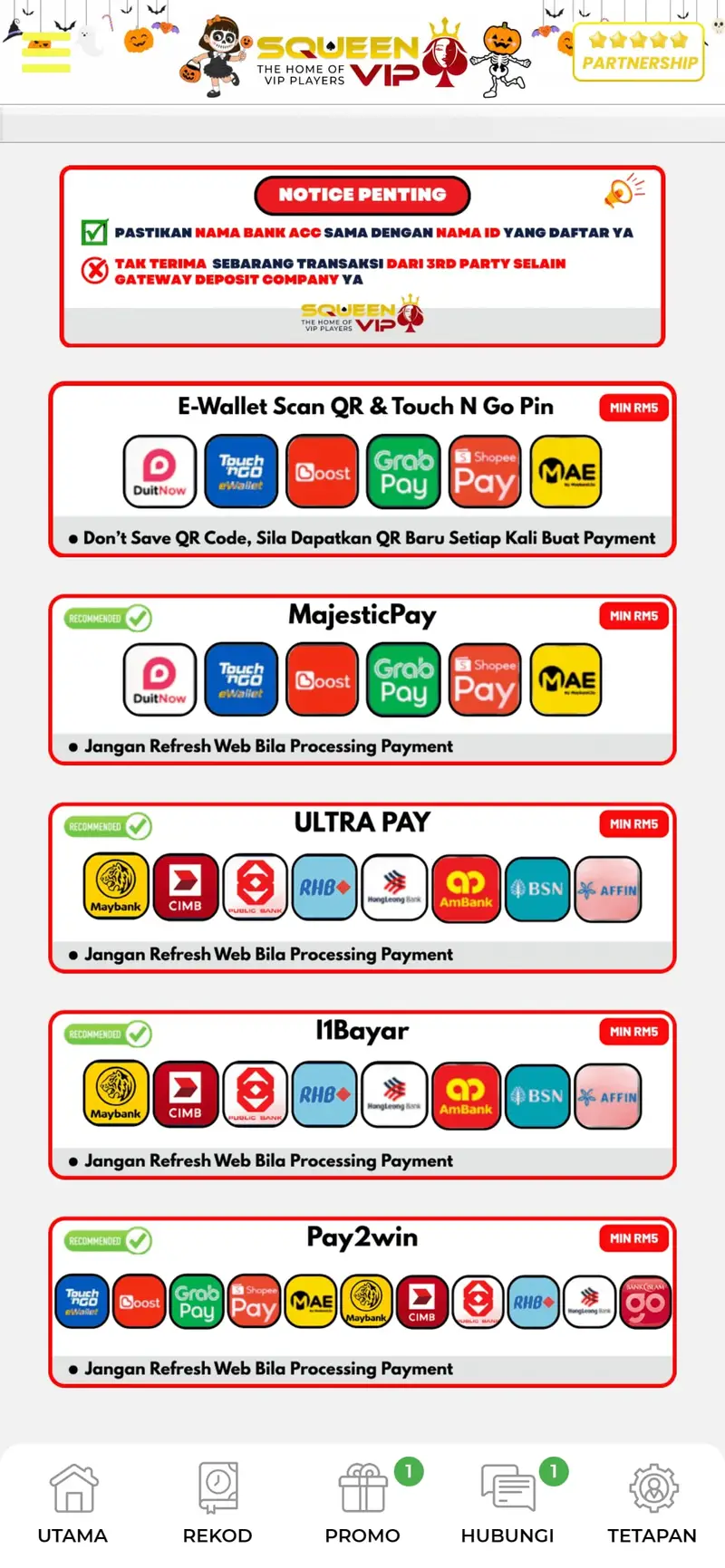 Deposit Step (Mobile)