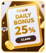 Daily Bonus 25%