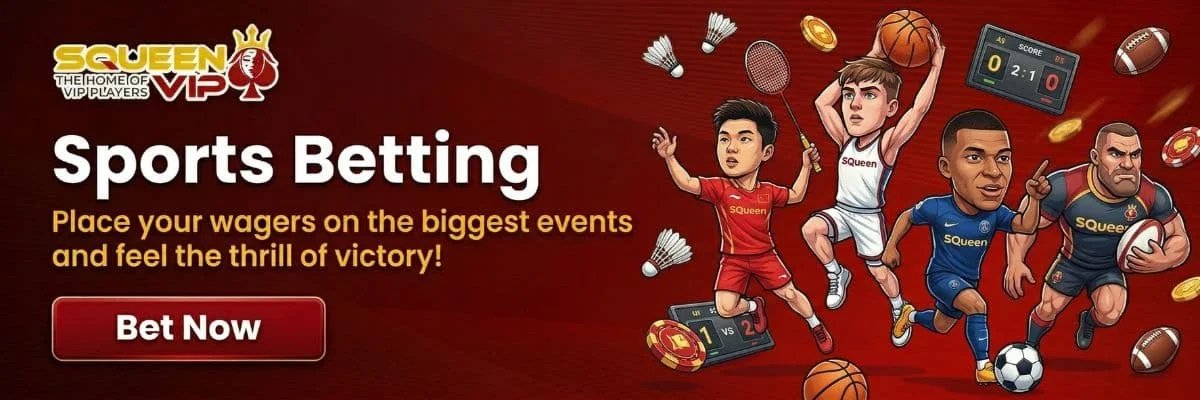 Online Sports Betting at SQUEENVIP Malaysia